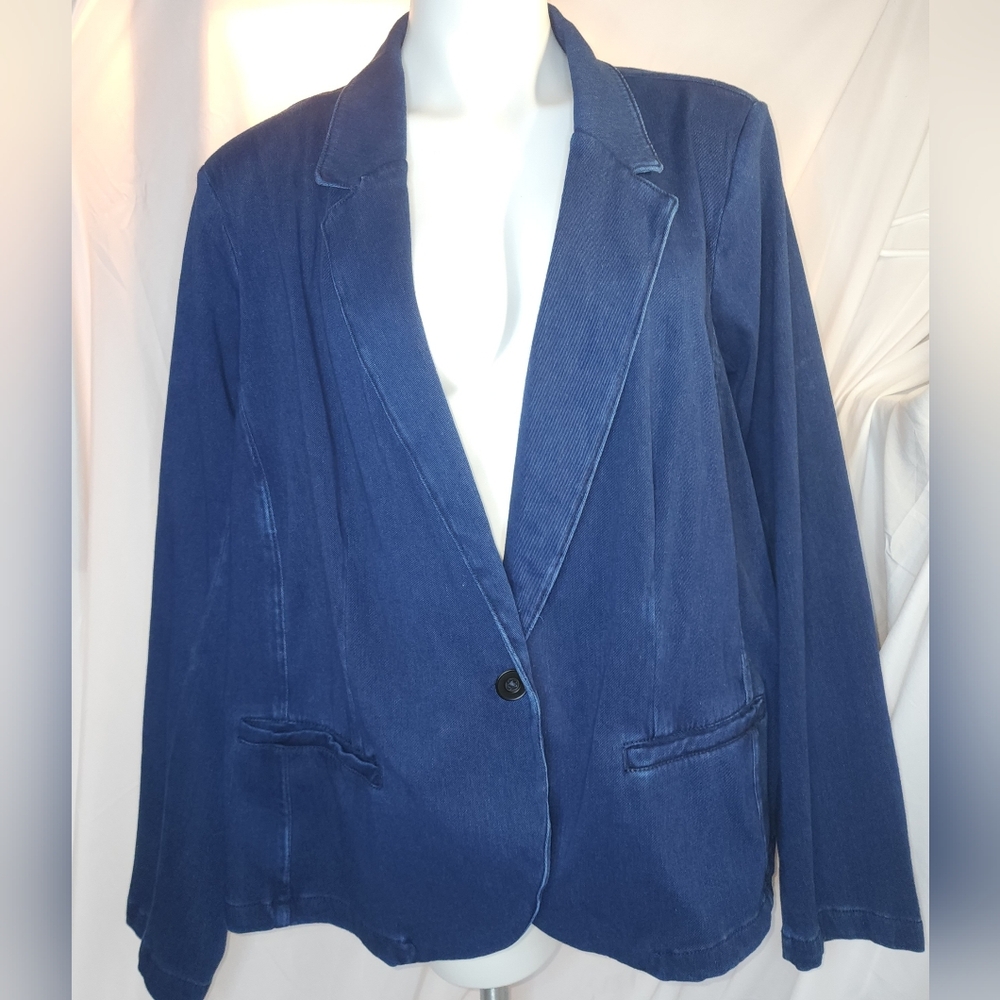Lane Bryant Navy Blazer SZ 26W